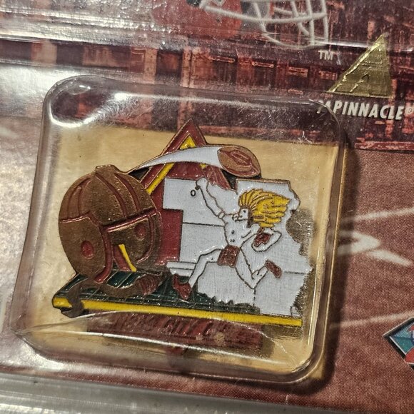 90s Kansas City Chiefs Gift Pin Card Set Pinnacle 1994 75 yr Retrospect Retro - Picture 2 of 12